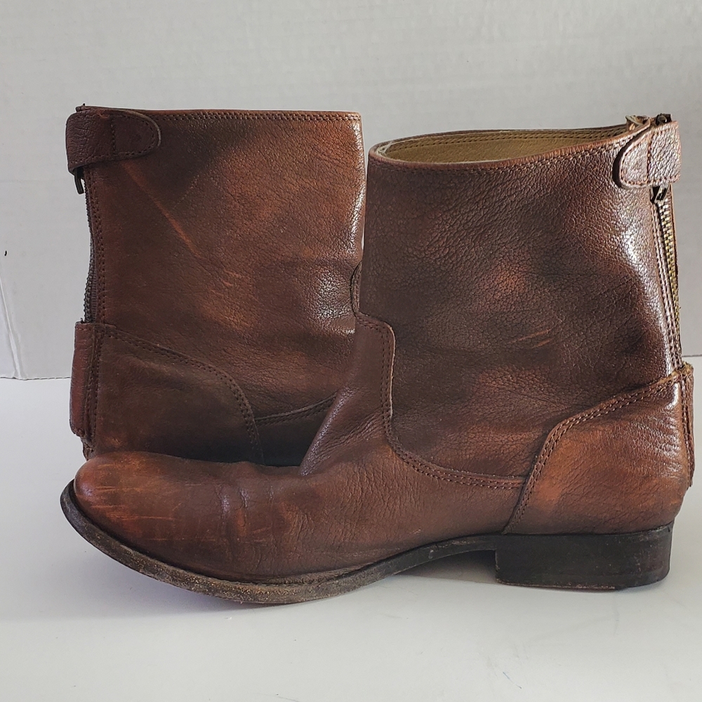 Frye Melissa Ankle Boots Booties Brown size 8 feels more like 7.5  B 76502